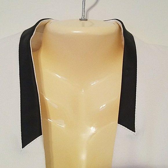 Isabella Cream and Black Suit Blazer Jacket - Picture 6 of 8